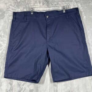 Carhartt Relaxed Fit Work Shorts Navy Blue Size 42